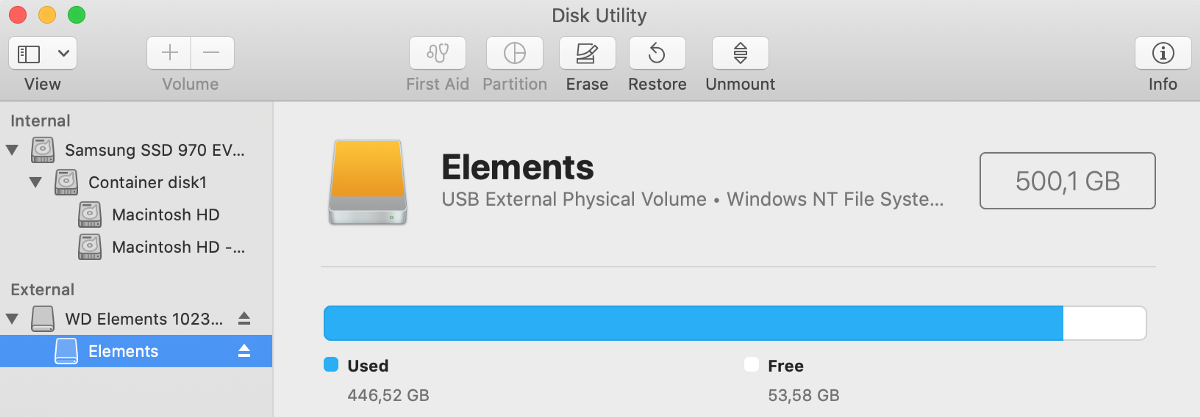 best format for mac os x external drive